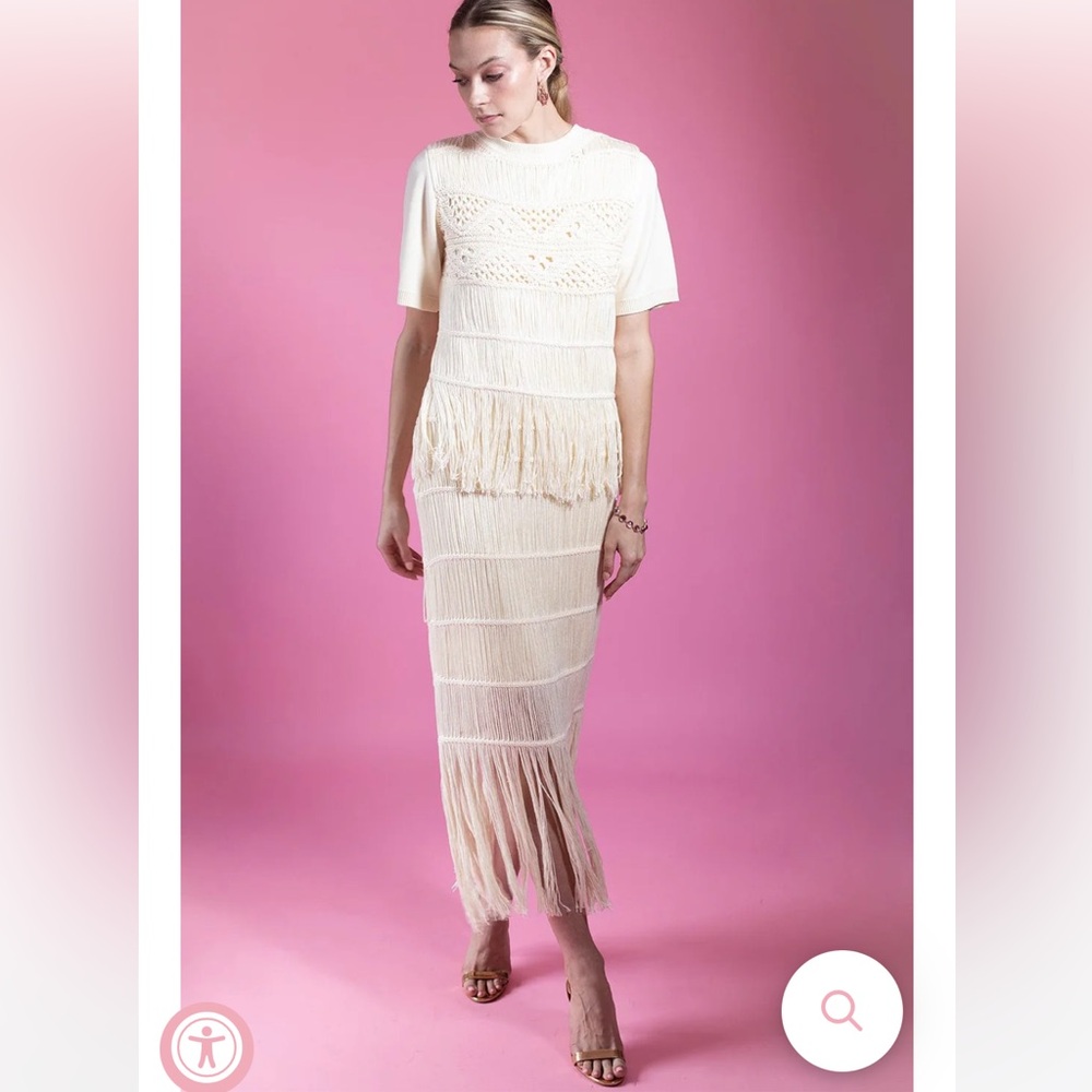 Jonathan Simkhai Delphine Macrame Top - image 6